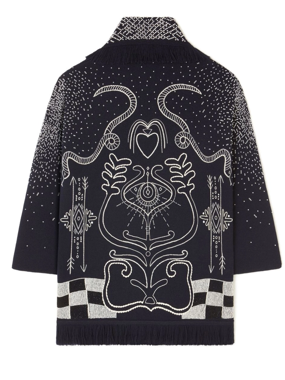 Affordable Women bead-embellished cardigan virgin-wool Alanui 0401